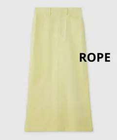 ROPE コットンコーデュロイ　Iラインスカート