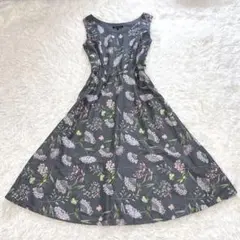 美品　ローラアシュレイ　花柄　ワンピース　大きいサイズ　ボタニカル