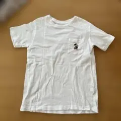 UNIQLO UT ミッキーマウス ポケットTシャツ 白 140のサムネイル