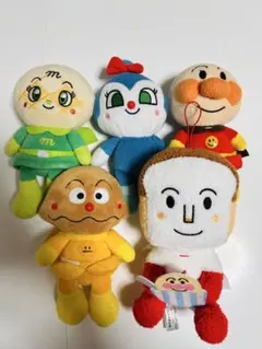 アンパンマン　ぬいぐるみ５体セット