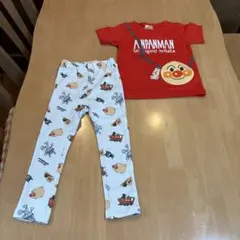 アンパンマン Tシャツとロングパンツセット 100cm