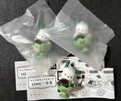 【新品・未開封・二点】　サンリオキャラクターズ　LOVE抹茶　ポチャッコset