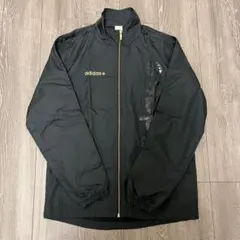 【adidas neo 】Lブラック・ゴールドナイロンジャージトラックジャケットのサムネイル