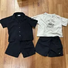 ペアマノンなど 半袖半ズボン 夏服 セット売り 100のサムネイル