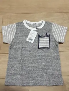 familiar 110cm グレー Tシャツ 半袖