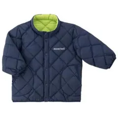 【匿名配送】mont-bell モンベルリバーシブルダウンジャケットBaby'sのサムネイル