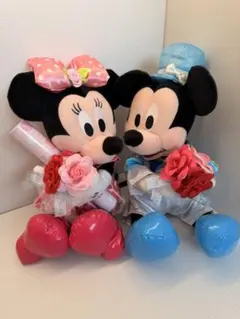 結婚祝いなどに♪ミッキー・ミニー ぬいぐるみ セット