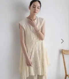 カットレースキャミチュニック　ローリーズファーム