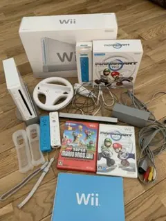 最終値下【作動確認済】任天堂Wii★本体・スーパーマリオブラザーズ・マリオカート