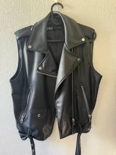 ZARA ブラック ライダースジャケット L