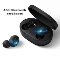 A6S ワイヤレスイヤホン Bluetooth5.0 黒のサムネイル