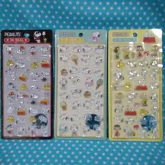 スヌーピー ボンボンドロップシール ３種セット