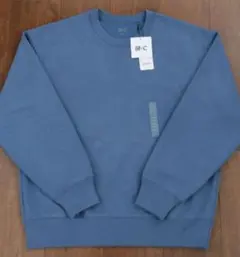 ユニクロ:C オーバーサイズスウェットシャツ メンズ M ブルー【新品未使用】