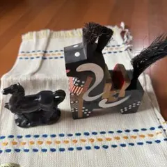 木彫り 馬 郷土玩具 民芸品 - メルカリ
