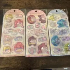 【正規品】ハローキティ&マイメロディ &シナモンロール ウォーターインシール