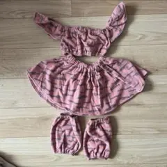 スリーコインズ　鬼のセットアップ　ピンク