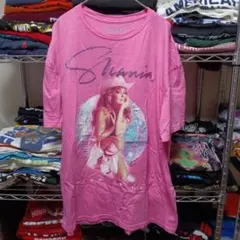 00sメキシコ製XLヴィンテージ著名人ピンクロゴtシャツUSA直輸入メンズ古着