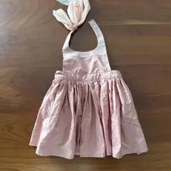 MARLMARLピンク エプロン　ベビー用80〜90