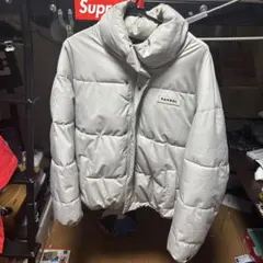 KANGOL ライトグレー ダウンジャケット Lのサムネイル