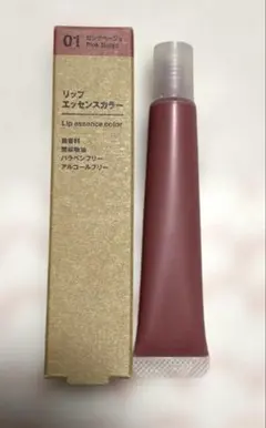 無印良品　リップ エッセンスカラー 01 ピンクベージュのサムネイル