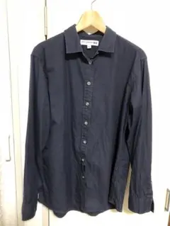 UNIQLO×イネス ネイビー 長袖シャツ レディース ウィメンズ L