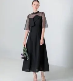 LEJA/半袖ワンピース/M/パーティドレス