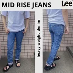 【Lee/リー】ミッドライズ テーパードストレート☆ヘビーウエイトデニム