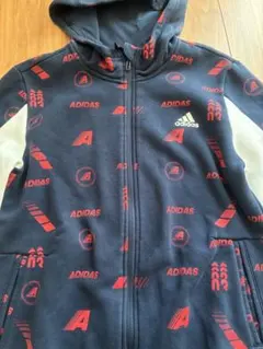 アディダス　裏起毛　パーカー　160cm