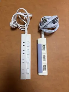 電源タップ 個別スイッチ付き 2本セットのサムネイル