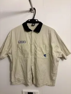 SANTA CRUZ サンタクルーズ 半袖ワークシャツ M ベージュ メンズ