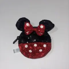 ミニーマウス スパンコールポーチ ディズニー
