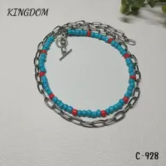 ❤*❤様 夏アクセ　シードビーズ　マンテル　2wayネックレス C-928