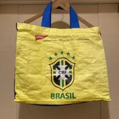 サッカーブラジル代表　エコバッグ　CBF 約30×37×22cm