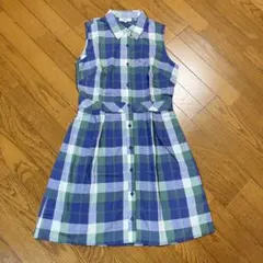 NATURAL BEAUTY BASIC　ワンピース　チェック柄　ノースリーブのサムネイル