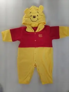くまのプーさん フード付き　着ぐるみ 60-70cm