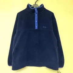 L.L.Bean 80's ハーフスナッププルオーバー ヴィンテージ 筆記体ロゴ