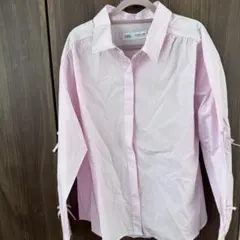 ZARA ピンク 長袖シャツ