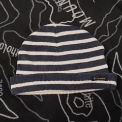 Le Minor ニット帽 ビーニー ボーダー ネイビー フランス製 ルミノアのサムネイル