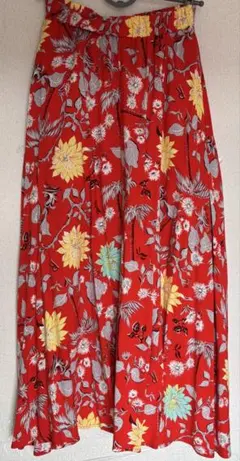 RODEO CROWNS 花柄ロングスカート マキシ丈スカート FREEサイズ