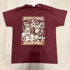 NEGRO LEAGUE ALL STARS Tシャツ バーガンディ L 野球