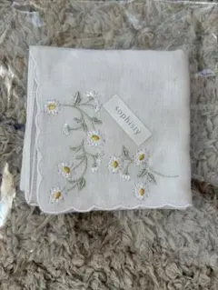 sophisty 花柄刺繍 ハンカチ