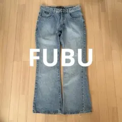 【FUBU】90sヴィンテージ ブーツカット　フレアデニムL程度のサムネイル