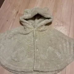 【未使用】COMME CA ISM ベビーポンチョ 60-80cm