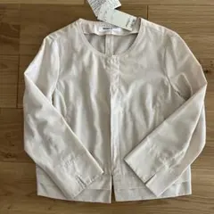 新品　NATURAL BEAUTY BASIC ノーカラージャケット S