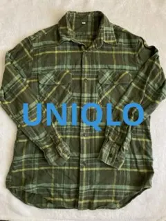 00s OLD UNIQLO ユニクロ　ネルシャツ