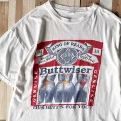 極上個体!!】90s Buttwiser プリントTシャツ XL 当時物 古着 - メルカリ