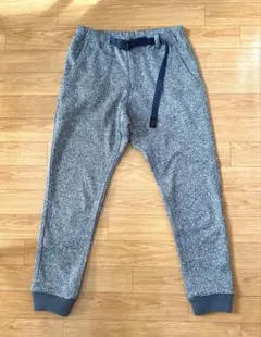 GRAMICCI ボンディングニット フリース ナロー リブパンツ