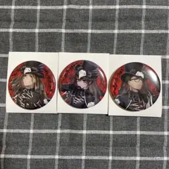 ツイステ　スケアリードレス　缶バッジ　リドル　ケイト　トレイ