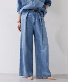 新品未使用】Whim Gazette／デニムタックパンツ／36サイズ - メルカリ