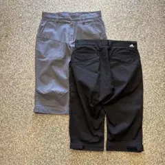 【300円オークション】adidas ゴルフ ショートパンツ スポーツウェアのサムネイル